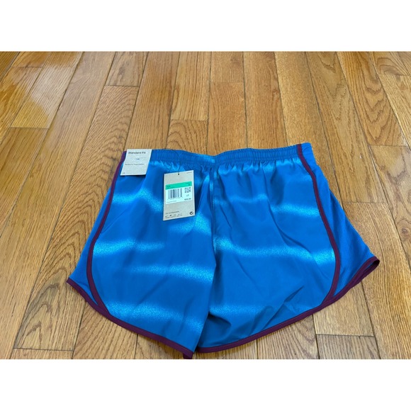 Nike Kids Dri-FIT Running Shorts Blue Gradient Maroon Trim XL IM8119-301 NEW - Picture 5 of 6